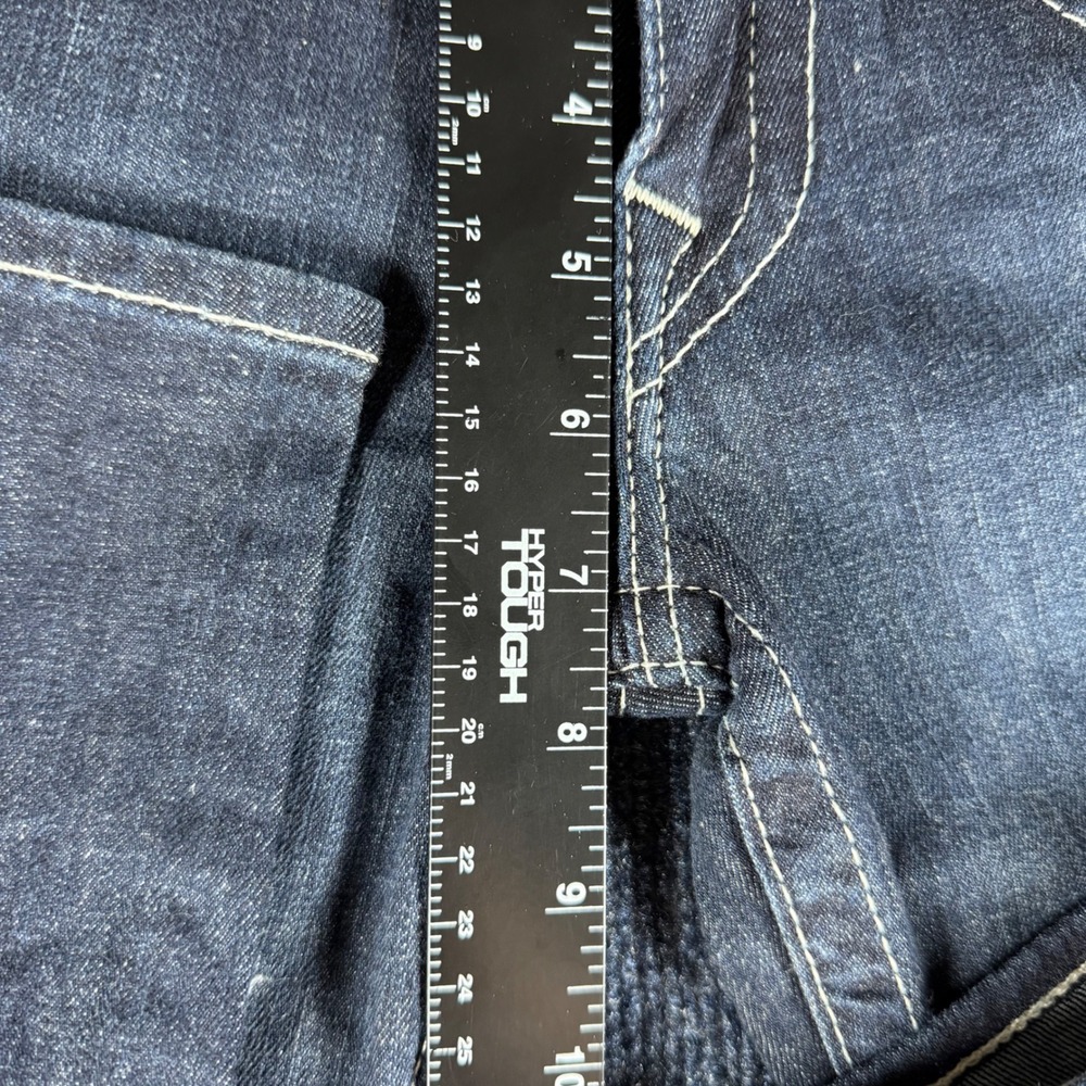 True Religion Billy Jeans Womens 27 13.5in Waist Dark Wash Bootcut USA - Picture 5 of 10